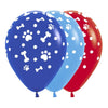 GLOBO PARA FIESTA LATEX REDONDO INFINITY HUELLITAS NIÑO FASHION SURTIDO | SEMPERTEX COLOMBIA