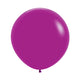 FASHION ROUND LATEX BALLOON PURPLE ORCHID 