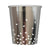 VASO DESECHABLE TRIANGULOS PLATEADO MATE| DESECHABLES FIESTA | SEMPERTEX